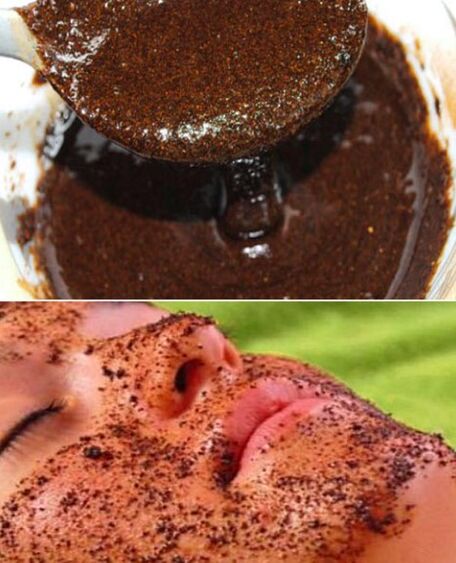 Pillors mask with coffee beams